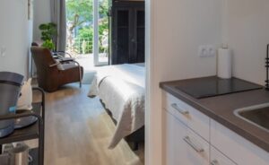 Prefab chalet van BBS Systeembouw