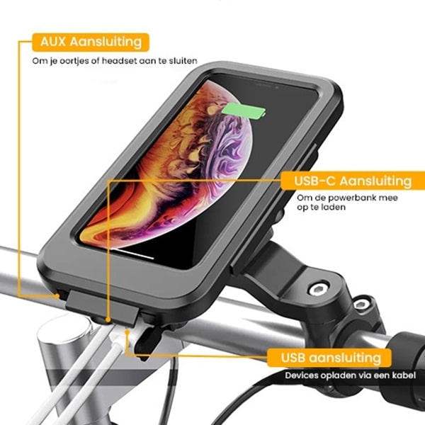 telefoonhouder fiets